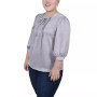Plus Size Satin Blouse