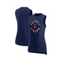 Women's Navy Detroit Tigers Plus Size Tank Top