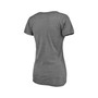 Women's Branded Heathered Gray Texas A M Aggies Vault Primary Logo V-Neck Tri-Blend T-shirt