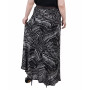 Plus Size Chiffon Maxi Skirt