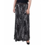 Plus Size Chiffon Maxi Skirt