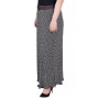 Plus Size Chiffon Maxi Skirt