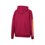 Women's Maroon Virginia Tech Hokies Serena Oversized Sleeve Striping Pullover Hoodie