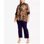 Plus Size Presley Print Shirt Top