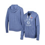 Women's Royal Chicago Cubs Training Camp Tri-Blend Full-Zip Hoodie