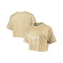 Women's Tan Chicago Bulls Sand Crop Top