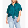 Plus Size Trendy Relaxed Summer Shirt
