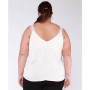 Plus Size Lace-Trim V-Neck Camisole