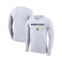 Men's and Women's White Murray St. Racers 2023 On Court Bench Long Sleeve T-shirt