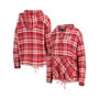 Women's Crimson Alabama Crimson Tide Mainstay Plaid Pullover Hoodie