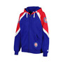Women's Royal, Red Chicago Cubs Hail Mary Full-Zip Hoodie
