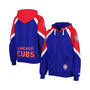 Women's Royal, Red Chicago Cubs Hail Mary Full-Zip Hoodie