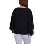 Plus Size Long Sleeve Batwing Top