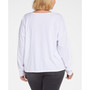 Plus Size Long Sleeved Drawstring T-shirt