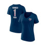Women's Branded Navy Chicago Bears Team Mother's Day V-Neck T-shirt