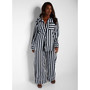 Women's Anita Striped Plus Size Blouse