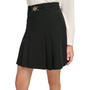 Women's Pleated Logo-Belt Skirt