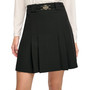 Women's Pleated Logo-Belt Skirt