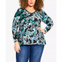 Plus Size Abigail Print Top