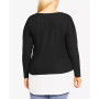 Plus Size Dakota Duet Scoop Neck Top