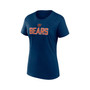 Women's Branded Navy Chicago Bears Fundamental Base T-shirt
