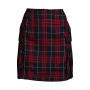 School Uniform Women's Side Pleat Plaid Skort Above the Knee