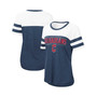 Women's Navy, White Cleveland Guardians Setter T-shirt