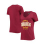 Women's Burgundy Washington Commanders V-Neck T-shirt