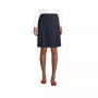 School Uniform Women's Ponte Button Front Skort Above the Knee