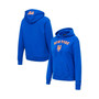 Women's Royal New York Mets Classic Fleece Pullover Hoodie