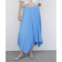Women's Pleated Asymmetric Skirt