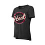 Women's Branded Black Miami Heat 2023 NBA Finals Boyfriend Tri-Blend T-shirt