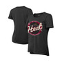 Women's Branded Black Miami Heat 2023 NBA Finals Boyfriend Tri-Blend T-shirt
