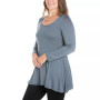 Women's Plus Size Poised Swing Tunic Top
