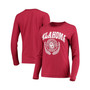 Women's Crimson Oklahoma Sooners University Laurels Long Sleeve T-shirt