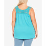 Plus Size Allegra Crochet Top