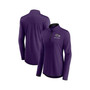 Women's Branded Purple Baltimore Ravens Worth the Drive Quarter-Zip Top