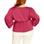 Trendy Plus Size Opulent Wrap Top