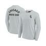 Men's and Women's Gray Chicago White Sox Super Soft Long Sleeve T-shirt