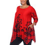 Plus Size Yanette Tunic Top