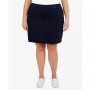 Plus Size Essentials Tech Stretch Pull On Skort with Elastic Wasitband