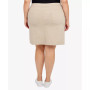 Plus Size Essentials Tech Stretch Pull On Skort with Elastic Wasitband