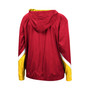 Women's Red Kansas City Chiefs Half-Zip Windbreaker Hoodie