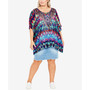 Plus Size Vienna Kaftan Top