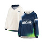 Men's and Women's College Navy Seattle Seahawks Reversible Sherpa Hoodeez