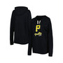Women's Black Pittsburgh Pirates Pre-Game Raglan Pullover Hoodie