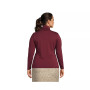 Women's Plus Size Lightweight Fitted Long Sleeve Turtleneck Tee