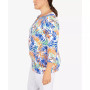 Plus Size Printed Stretch Jersey Top