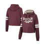 Women's Maroon Texas A&M Aggies Retro Cropped Pullover Hoodie