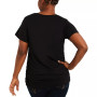 Plus Size V-Neck Side-Ruched Maternity Tee